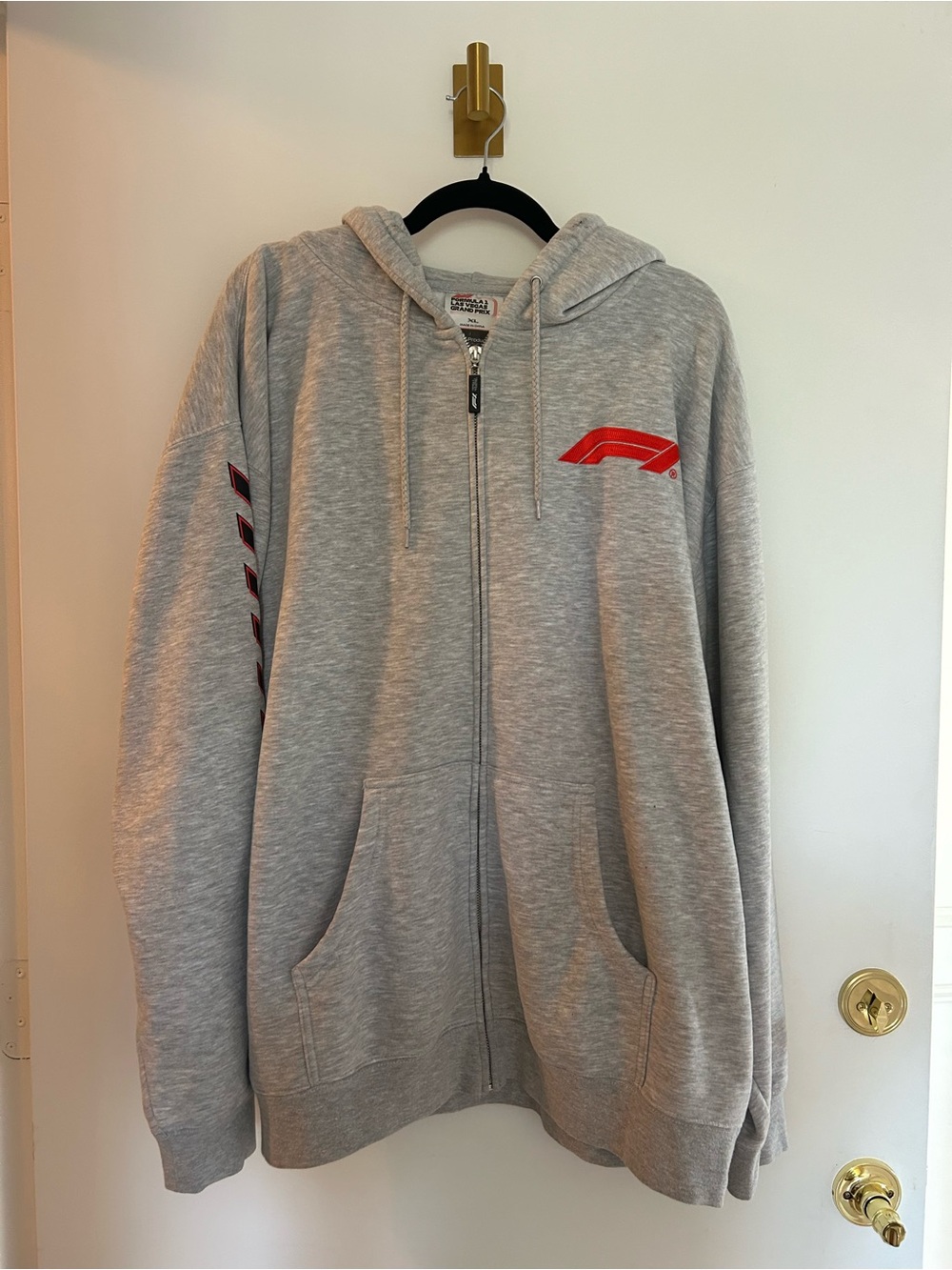 Formula 1 Las Vegas Grand Prix Sweatshirt - Grey with Red Logo